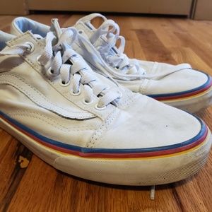 Unisex Vans with Rainbow foxing